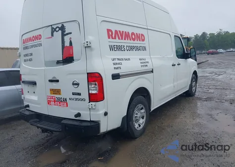 2020 Nissan Nv Cargo Nv3500 Hd Sv High Roof V8 из США, поврежденный, VIN 1N6AF0LY1LN801075